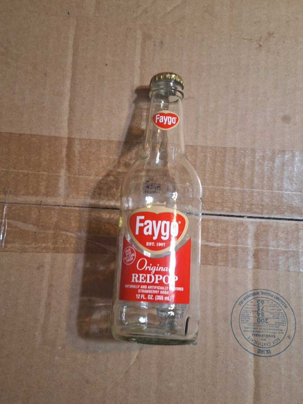 EMPTY faygo bottle